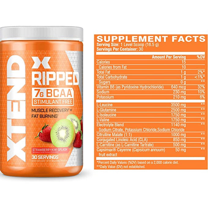 XTEND Ripped BCAA Powder 30 Servings