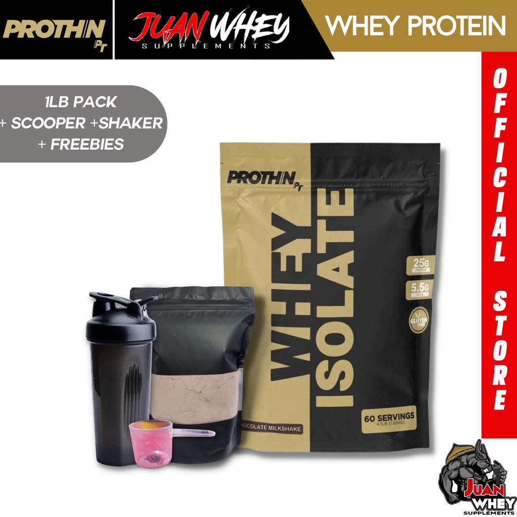 PROTHIN WHEY ISOLATE 1LB PACK WITH OR WITHOUT SHAKER + FREEBIE