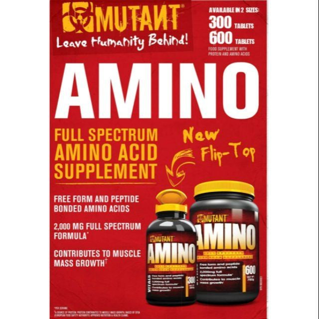 MUTANT AMINO TABLETS (300/600)