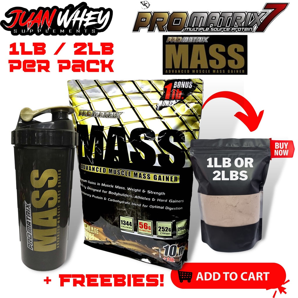 PROMATRIX MASS GAINER - ADVANCE MUSCLE MASS GAINER 1LB or 2LBS with FREEBIES