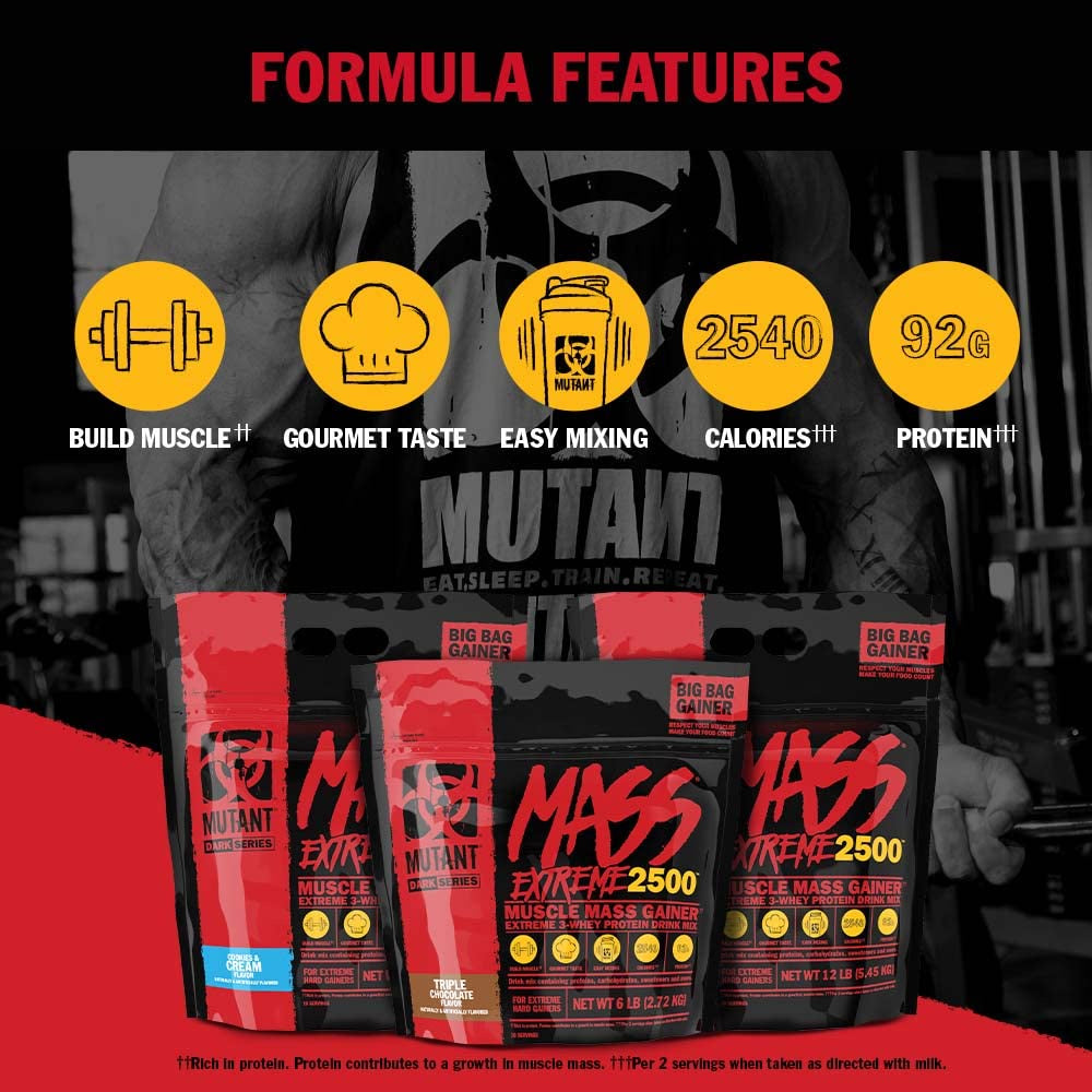 MUTANT MASS EXTREME (6LBS / 12LBS) FREE SANDO