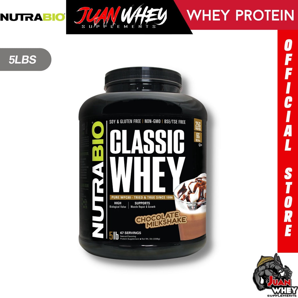 NUTRABIO CLASSIC WHEY 5LBS + FREEBIES!